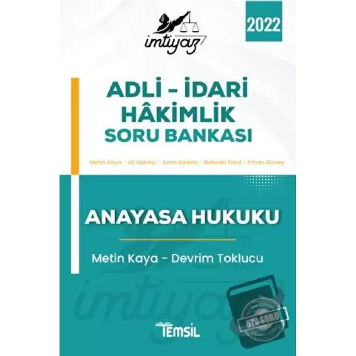 İmtiyaz - 2022 Adli İdari Hakimlik Soru Bankası