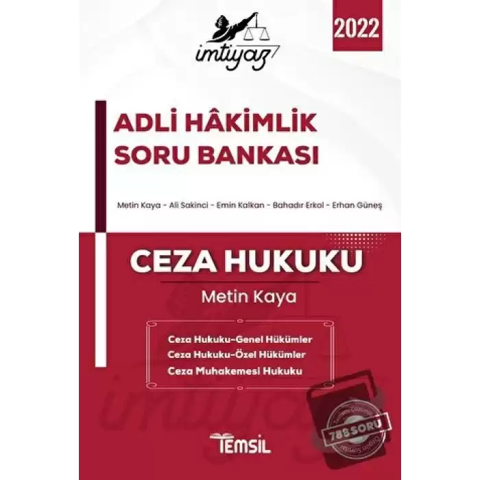 İmtiyaz Adli Hakimlik Soru Bankası