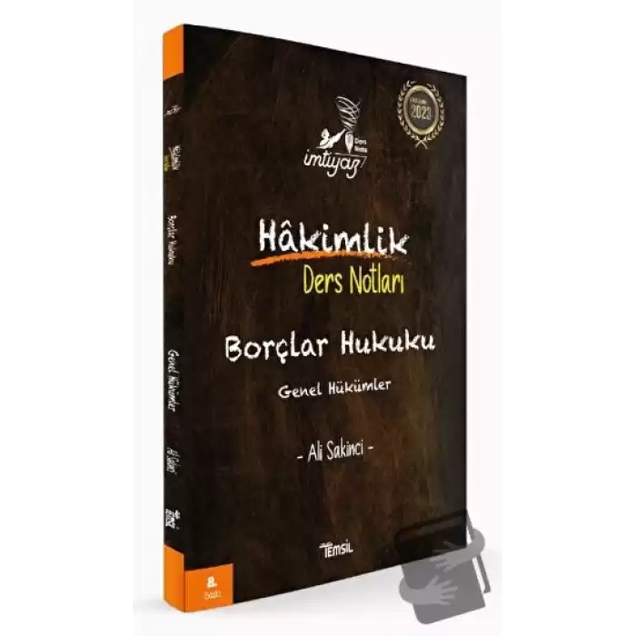 İmtiyaz Borçlar Hukuku Genel Hükümler Hakimlik Ders Notları