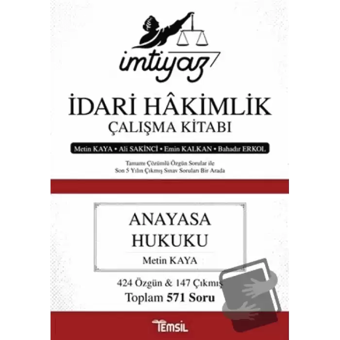 İmtiyaz İdari Hakimlik Çalışma Kitabı - Anayasa Hukuku