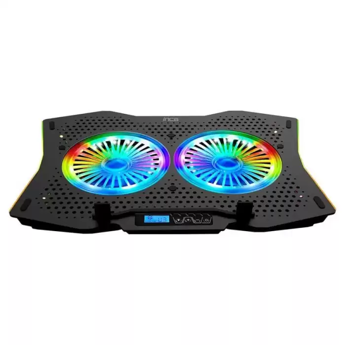 Inca Gms Arrax Iı 2X Rgb Fan Lcd Kontrol Panel 7 Gaming Notebook Soğutucu