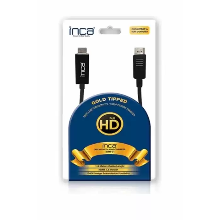 Inca Idph-01 Displayport To Hdmı 1,8Mt