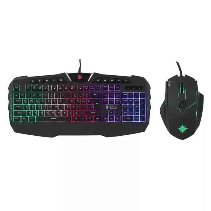 Inca Ikg-310 Ruthless Rainbow Efect Gaming Klavye Mouse Set