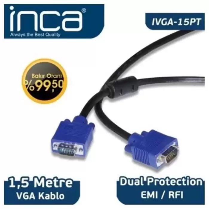 Inca Ivga-15Pt 1,5Mt Vga Kablo