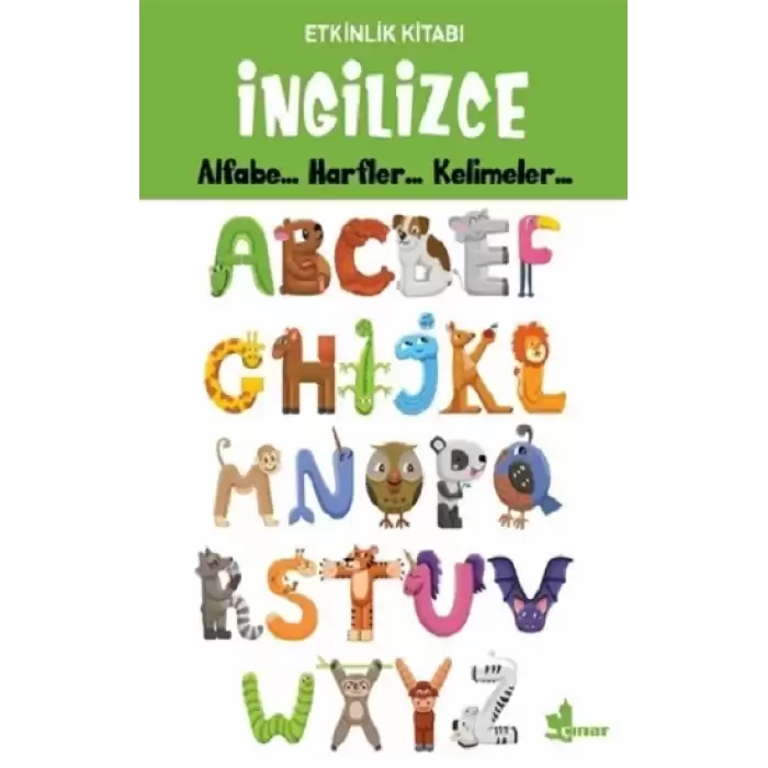 İngilizce Alfabe - Harfler - Kelimeler - Etkinlik Kitabı