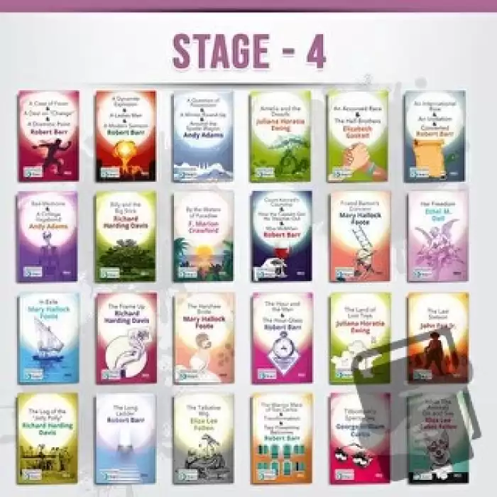 İngilizce Hikaye Kitabı Seti Stage - 4 (24 Kitap)