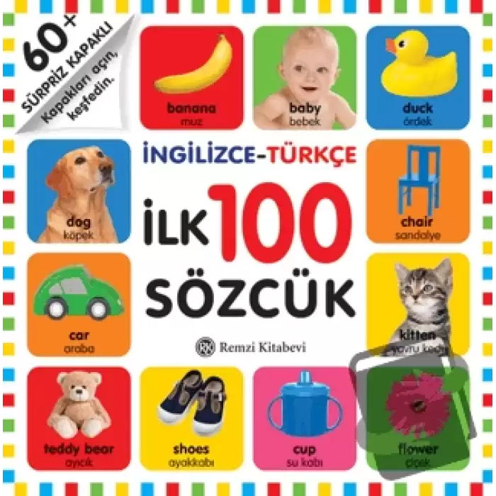 İngilizce - Türkçe İlk 100 Sözcük (Ciltli)