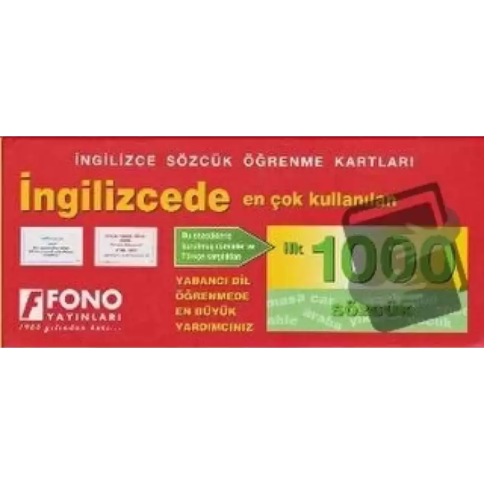 İngilizcede İlk 1000 Sözcük Kartları