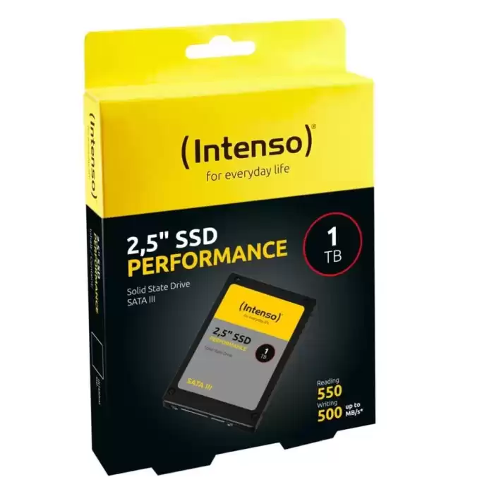 Intenso 1Tb 3812460 Top 550Mb--500Mb-S 2.5 Sata 3 Ssd