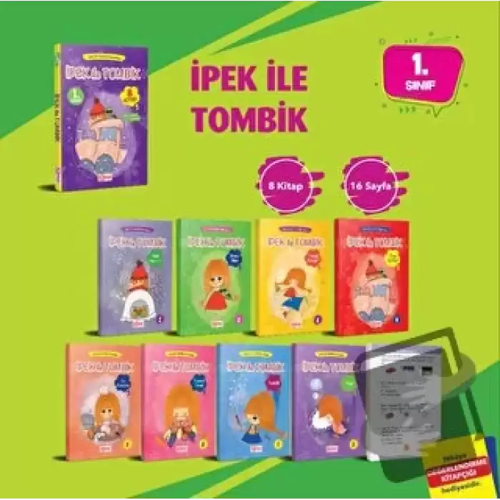 İpek ile Tombik Hikaye Seti (8 Kitap + Değerlendirme Testi)