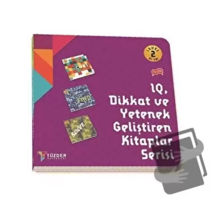 IQ Dİkkat ve Yetenek Geliştiren Kitaplar Serisi Level 2 (3 Kitap Takım) 5+ Yaş