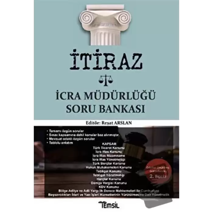 İtiraz İcra Müdürlüğü Soru Bankası