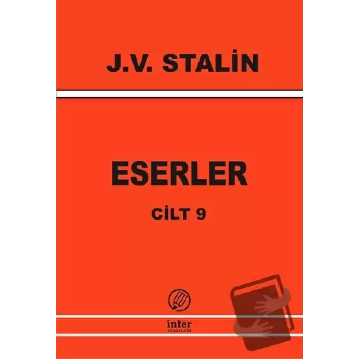 J. V. Stalin Eserler Cilt: 9