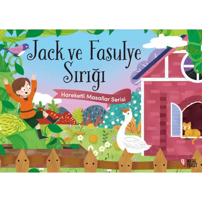 Jack ve Fasulye Sırığı - Hareketli Masallar Serisi (Ciltli)