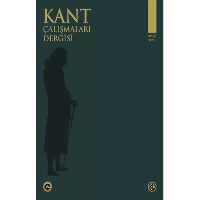 Kant Çalışmaları Dergisi Sayı 1