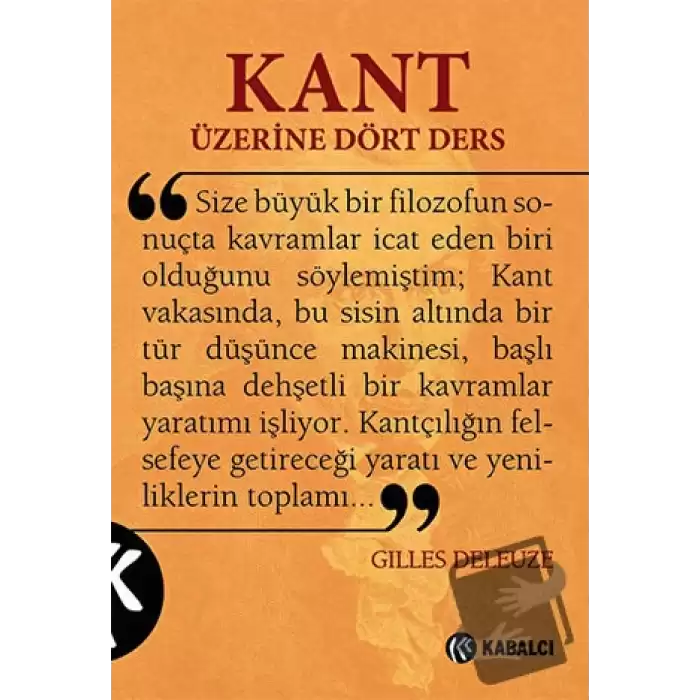 Kant Üzerine Dört Ders