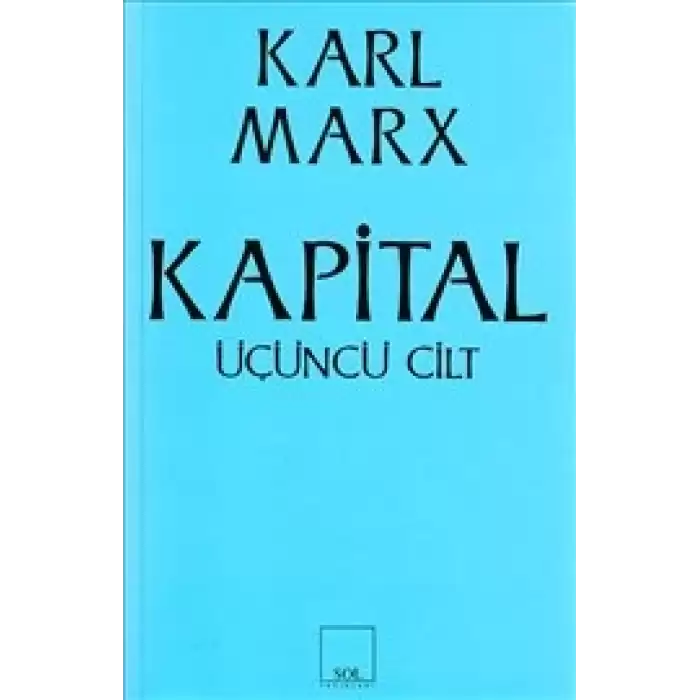 Kapital 3.Cilt