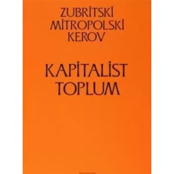 Kapitalist Toplum