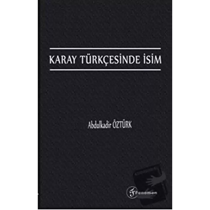 Karay Türkçesinde İsim