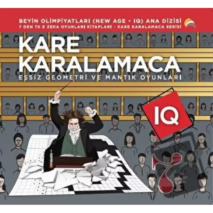 Kare Karalamaca 7 - 7’den 70’e Zeka Oyunları Kitapları Eşsiz Geometri ve Mantık Oyunları