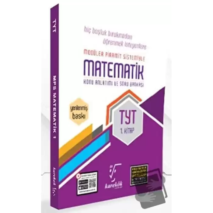 Karekök Yayınları TYT Matematik MPS Konu Anlatımı Soru Bankası 1. Kitap