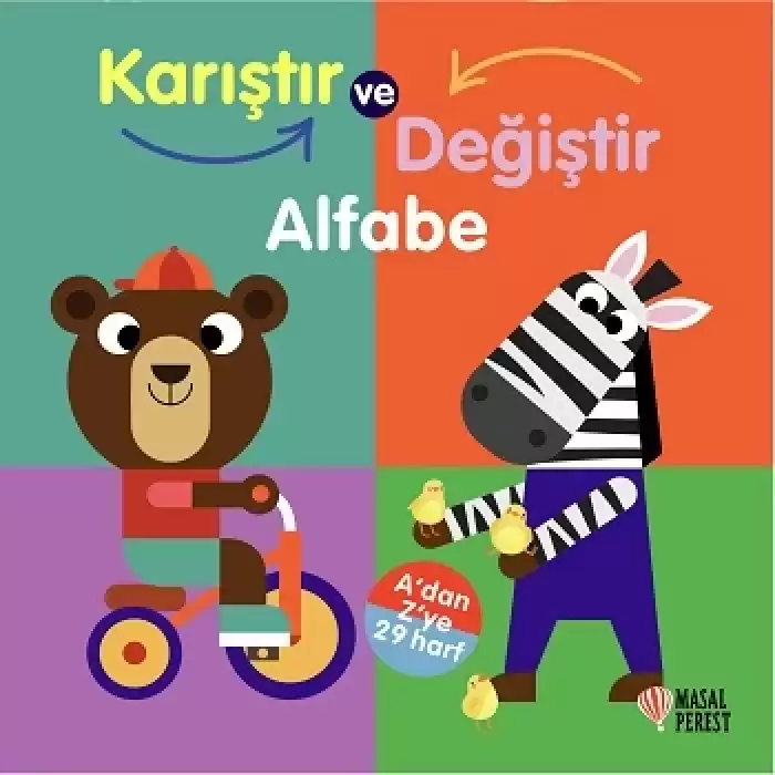 Karıştır ve Değiştir Alfabe (Ciltli)