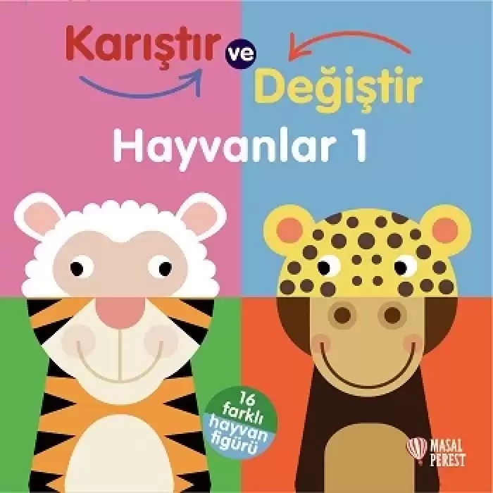 Karıştır ve Değiştir Hayvanlar 1 (Ciltli)