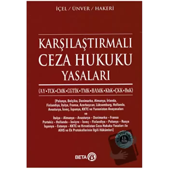 Karşılaştırmalı Ceza Hukuku Yasaları