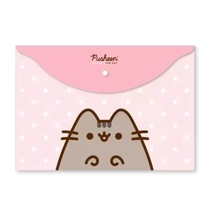 Keskin Color Çıtçıtlı Dosya Plastik Pusheen A4