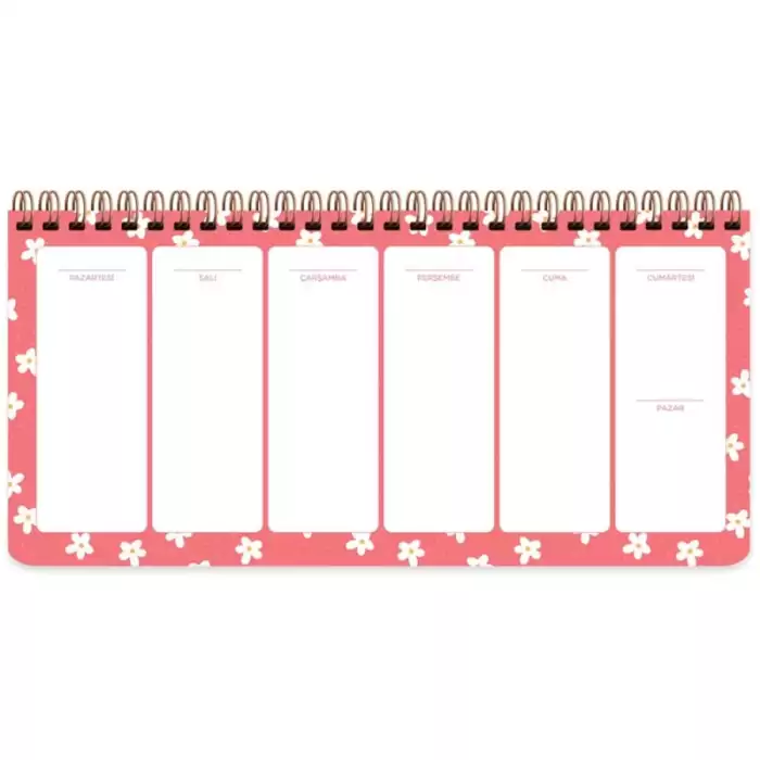 Keskin Color Spiralli Planner Minik Papatya 13X27