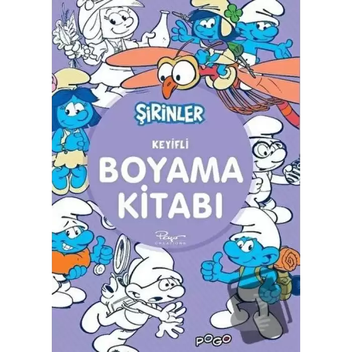 Keyifli Boyama Kitabı - Şirinler