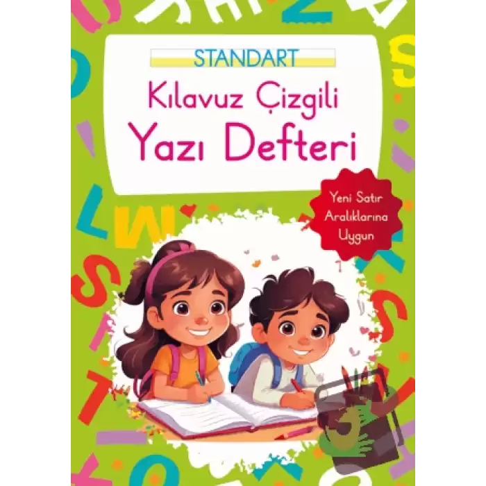 Kılavuz Çizgili Yazı Defteri Büyük Boy - Yeşil