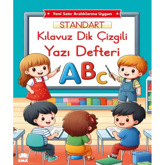 Kılavuz Dik Çizgili Yazı Defteri