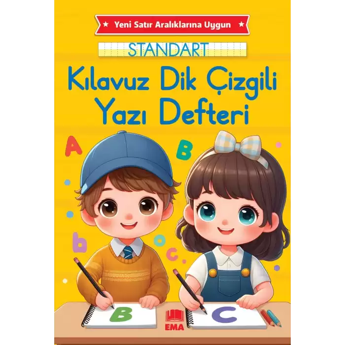 Kılavuz Dik Çizgili Yazı Defteri