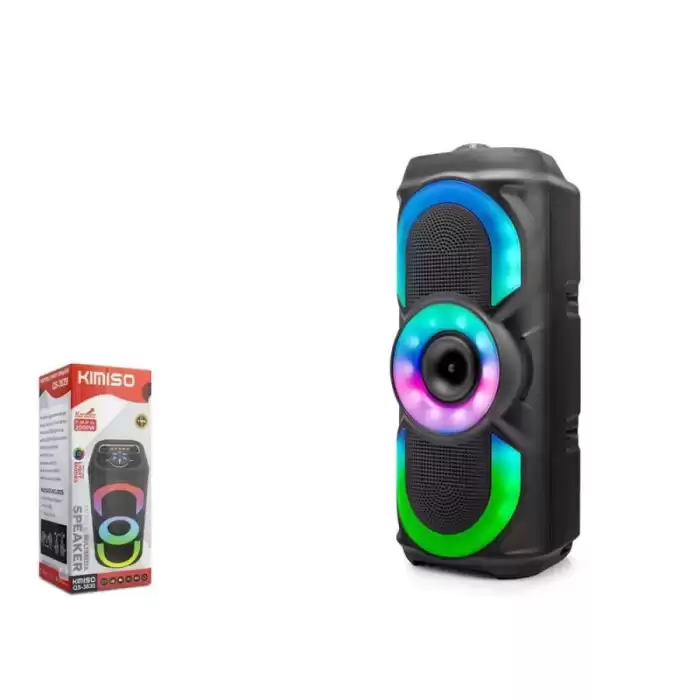 Kımıso Qs3630 Bluetooth Speaker Rgb (Bt, Usb, Fm, Mıc Girişi, Tws, Düğmeli,)