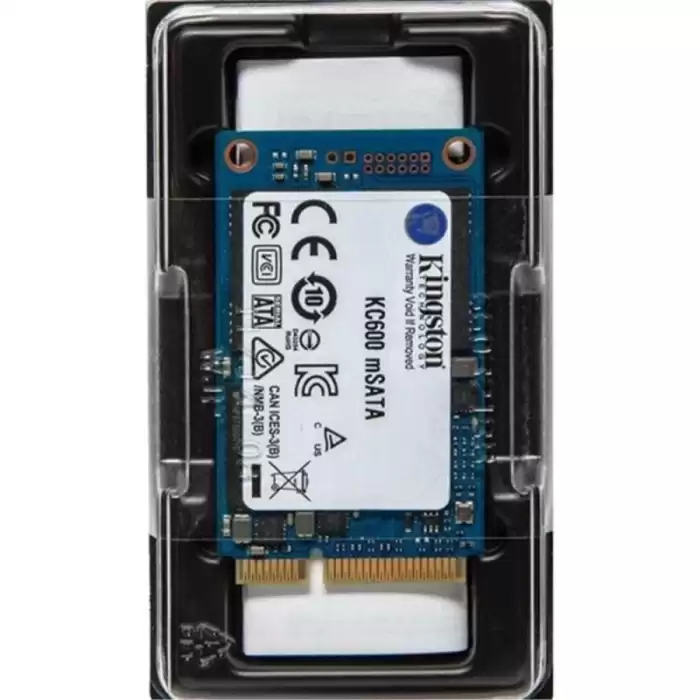 Kingston 256Gb Kc600 550-500Mb-S Msata Ssd Skc600Ms-256G Harddisk