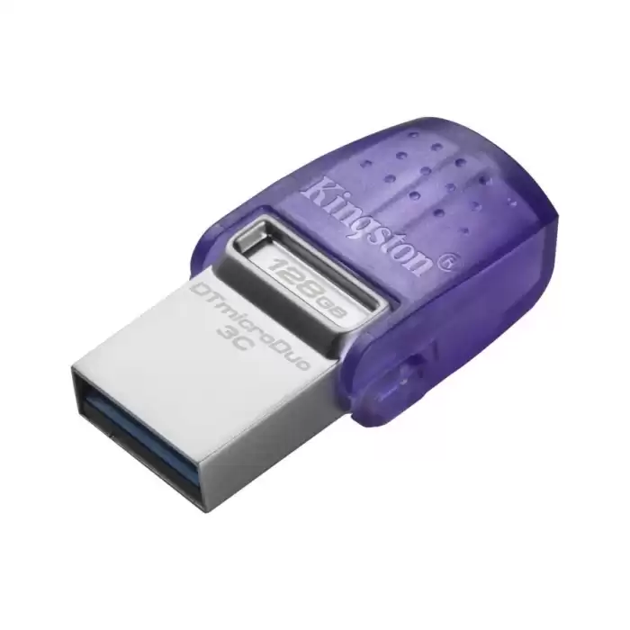 Kingston Dtduo3Cg3-128Gb Datatraveler Microduo 3C 200Mb-S Dual Usb-A + Usb-C Flash Bellek