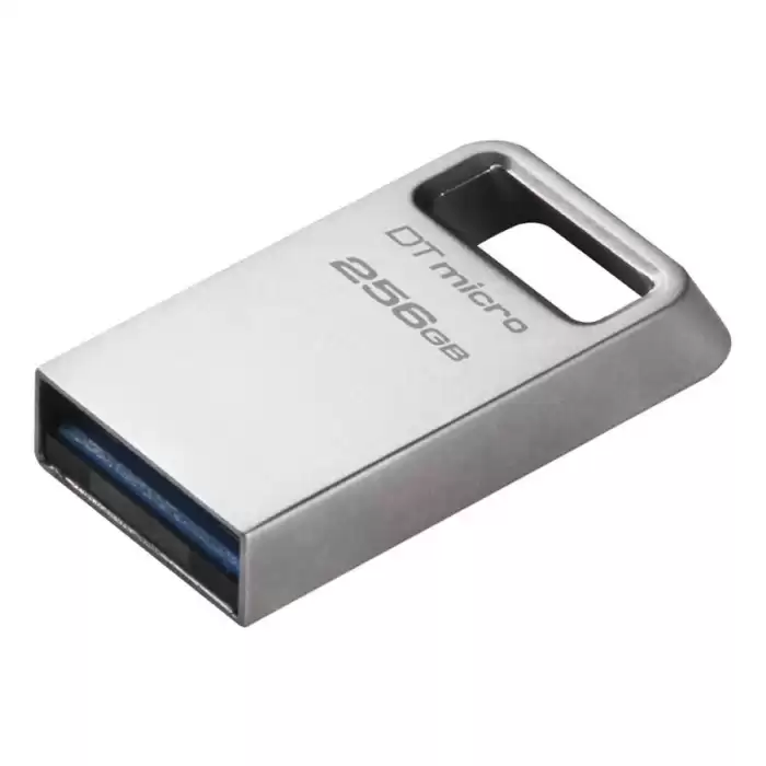 Kingston Dtmc3G2-256Gb Datatraveler Micro 200Mb-S Metal Usb 3.2 Gen 1 Flash Bellek