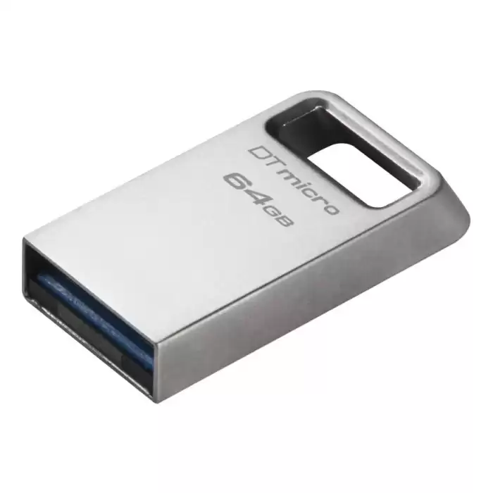 Kingston Dtmc3G2-64Gb Datatraveler Micro 200Mb-S Metal Usb 3.2 Gen 1 Flash Bellek