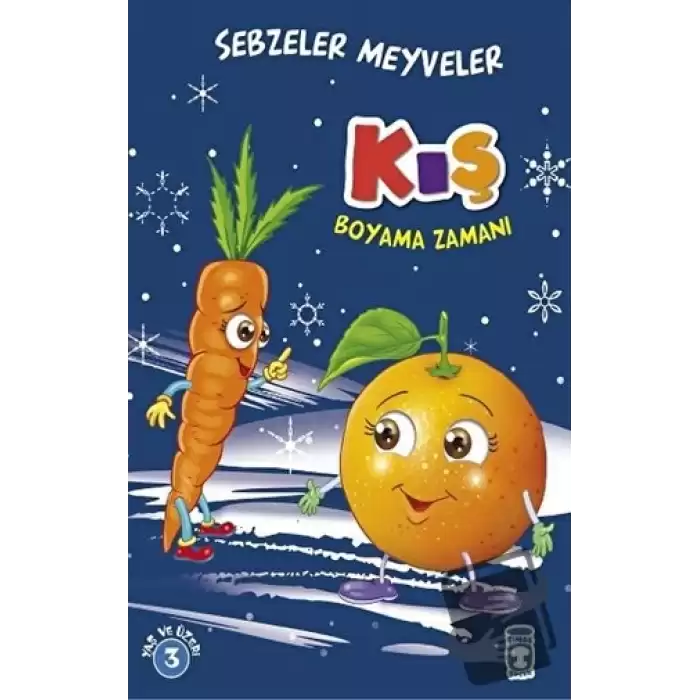 Kış Boyama Zamanı - Sebzeler Meyveler