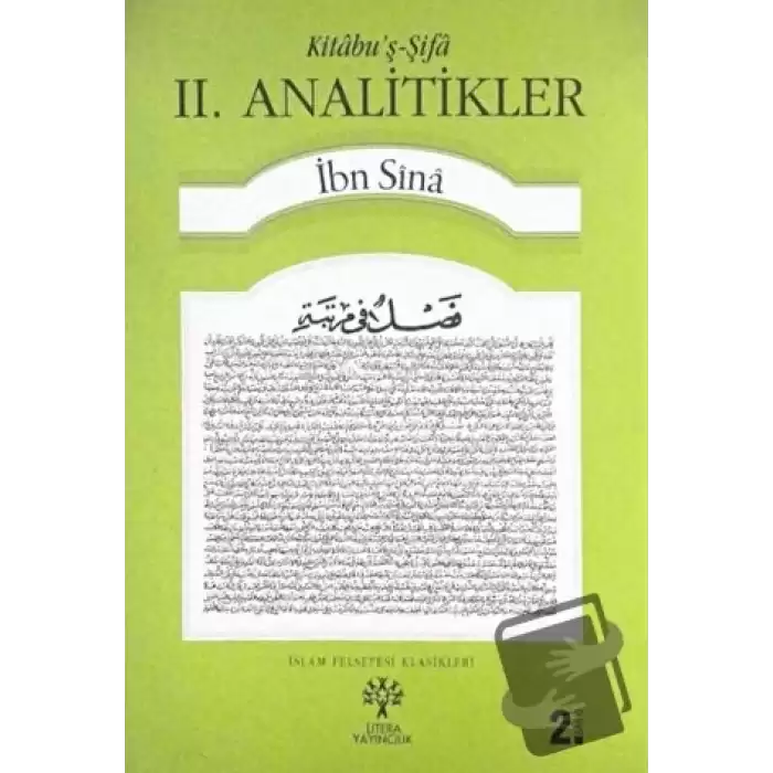 Kitabuş-Şifa - 2. Analitikler