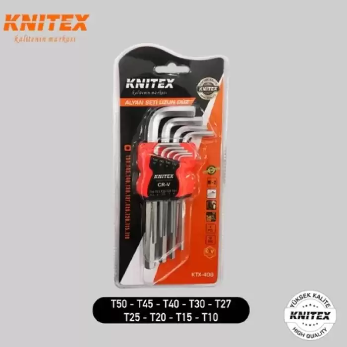 Knitex Ktx-408 Alyan Takımı 9 Parça Uzun