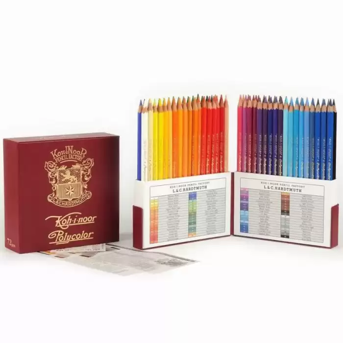 Koh-I Noor Coloured Pencils Retro 3827 72
