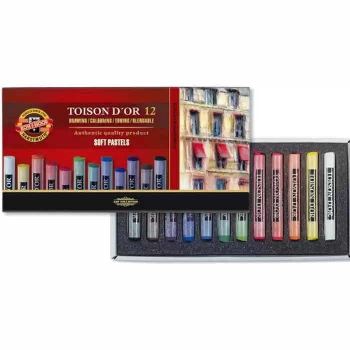 Koh-I Noor Set Of Artists Dry Chalks 8512 12