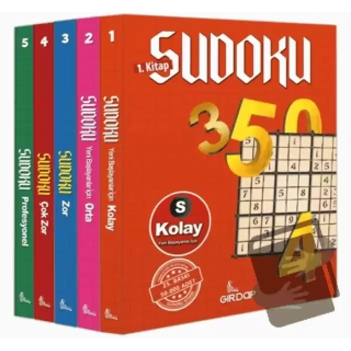 Kolaydan Zora Sudoku 5’li Set