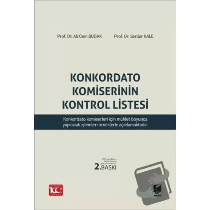 Konkordato Komiserinin Kontrol Listesi (Ciltli)