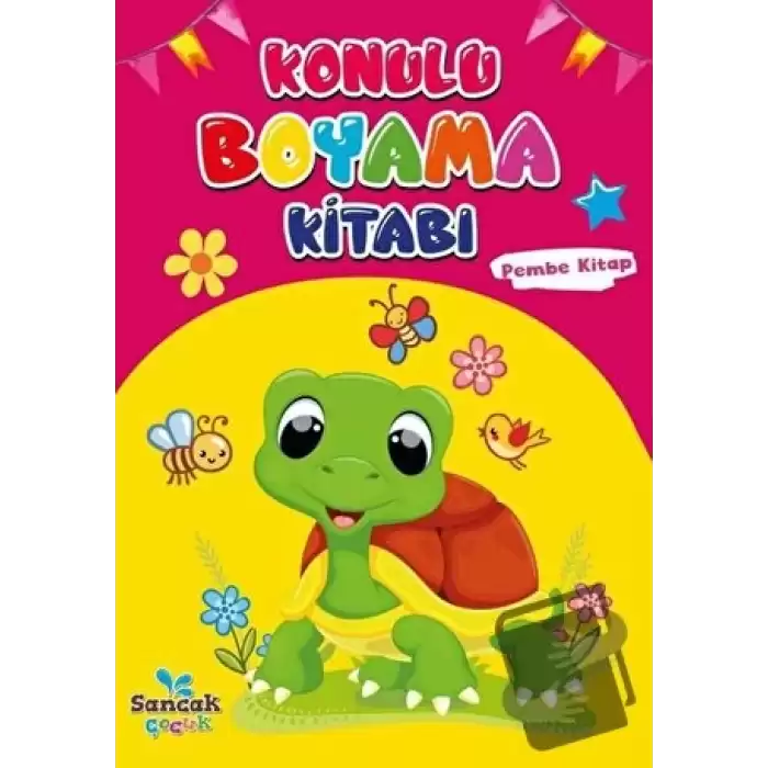 Konulu Boyama Kitabı - Pembe Kitap