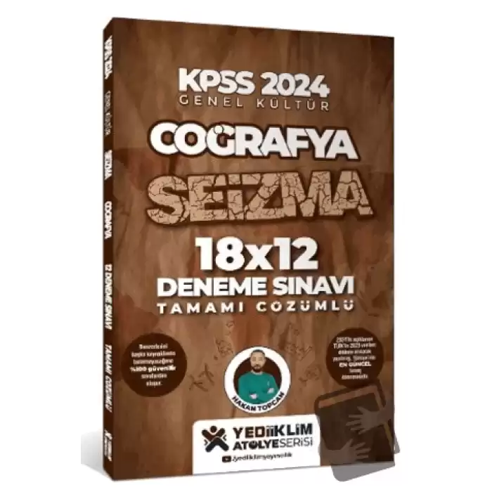 KPSS 2024 Genel Kültür Coğrafya Seizma 18X12 Tamamı Çözümlü Deneme Sınavı