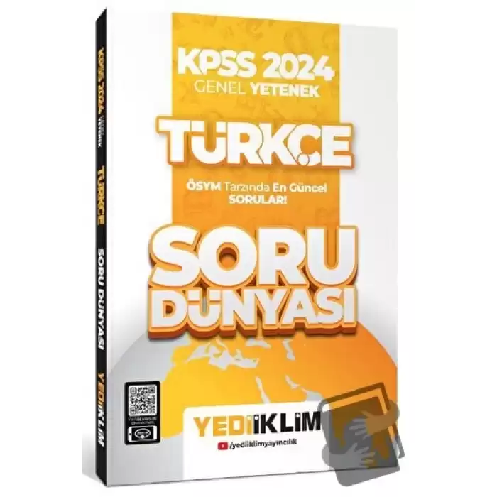 KPSS 2024 Genel Yetenek Türkçe Soru Dünyası