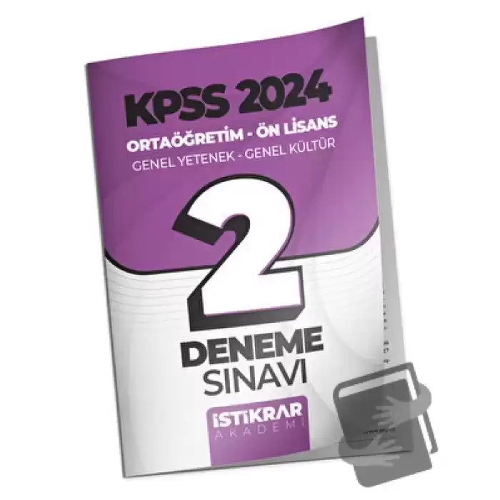 KPSS 2024 Ortaöğretim-Ön Lisans Genel Yetenek - Genel Kültür 2 Deneme Sınavı